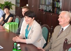 Meeting with delegation of State Higher Vocational School in Sanok, Poland